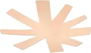 Nail Plate Nail Tools for Nail Art Metal Nail Templates French Tip Nail Guide Nail Accessories for Nail Art Metal French Tip Tools Nail Trimmer Template Nail Accessory Iron Golden