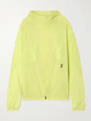 [ON] ON - + Post Archive Faction Hooded Paneled Ripstop And Mesh Jacket - Yellow - x small x small Yellow