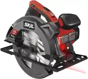 Sierra Circular Eléctrica De Mano 12A 7-1/4" Cortadora de Madera Plástico 0°/45°
