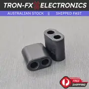 2PCS Large 40-220MHz Core Balun F14 Ferrite Material 7.4x13.2x13.5mm