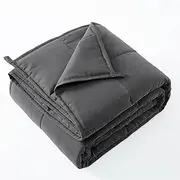 HOSUKKO Weighted Blanket - 7 lbs Grey Heavy Blanket - Breathable Blanket(41 * 60 inches, 7 lbs)