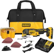 DEWALT 20V MAX XR Cordless Multi-Tool Kit 3-Speed Oscillating Quick Blade Change