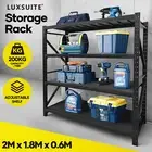 Luxsuite Garage Shelving Warehouse Racking Pallet Storage Shelves 2X1.8M
