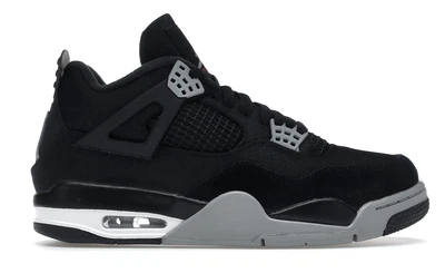 Jordan 4 Retro "Black Canvas"