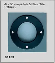 NAUTOS 91153 - MAST 50 MM (2") PARTNER AND PLATE - OPTIMIST
