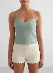 [aim'n] Aqua Tulip Singlet