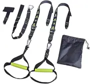 Exercise Suspension Straps Fitness Trainer Kit,All-in-ONE Suspension Training, Pro Workout Exercise System for Home Gym Workout