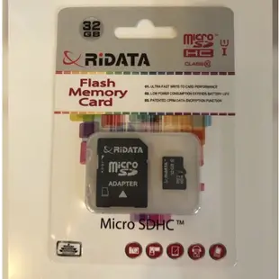 RIDATA錸德 Micro SDHC Class10 32G記憶卡
