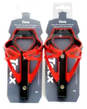 Tacx Deva Water Bottle Cages Pair Red