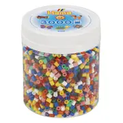 3000pc Hama Beads Tub Primary Colours Kids/Children Building Activity Toy 5y