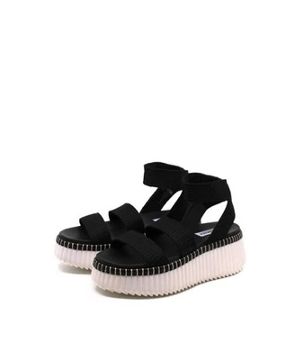 Steve Madden Women's Shelle Wedge Sandals Black