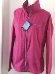 Columbia Women's Switchback III Rain Jacket, Packable,Fucshia Pink, Large, Hood
