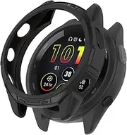 Compatible with Garmin Forerunner 265 Protective Case, Smartwatch PC Protective Cover Case Soft Shell Smartwatch Accessories