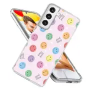 for Galaxy S22 Case,Samsung S22 Case for Girl Women, Happy Smile Face