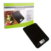 Acurite 1g/8kg Large Slim Line Digital Kitchen Scale Electronic Weighting Black