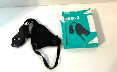 Movo Photo HSG-2 Padded DualStrap DSLR Wrist and Hand Grip Strap Black