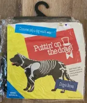 Puttin on the Dogg Doggie Bones Dog Costume Small Beagle Pug Jack Russel Terrier
