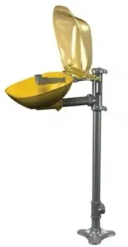 Presale Bradley Halo Pedestal Eyewash Station - Yellow