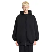 [FEAR OF GOD] Cotton Nylon Zip-Up hoodie Black