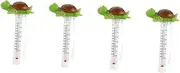 SUPVOX 4pcs Pool Thermometer Floating Easy to Read Digital Thermometer for Swimming Pools Spas Hot Tubs Fahrenheit Celsius
