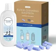 10 Bottles Floor Cleaner 500ml Per Bottle Lavender Flavor Floor Cleaning Solution Compatible with Tineco FLOOR ONE S5/S3/IFLOOR3/IFLOOR2/IFLOOR SERIES, Suit All Wet Dry Vacuum Mop (Lavender Flavor)