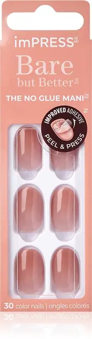 KISS imPRESS Bare but Better Charmer False Nails 30pcs