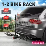 2 Bike Rear Rack Car Vehicle Bicycle Storage Holder Carrier Platform Hitch Mount