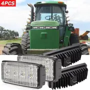 4PC LED WHITE Light Upper Cab Lamp Fits John Deere 7210 7410 7510 7610 7710 7810