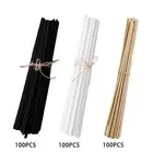100x Reed Diffuser Sticks Set Fiber Reed Diffuser Sticks for Office Kitchen