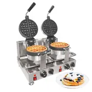 ALDKitchen Belgian Waffle Maker Thick | 360° Rotating Mechanism | 2 Pcs | Double