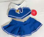 Build A Bear (BAB) Blue & White Cheerleader Outfit Tags On