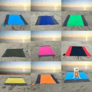 Waterproof Pocket Beach Blanket Outdoor Camping Picnic Mat Sandproof Portable