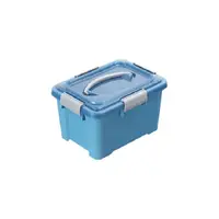 在飛比找松果購物優惠-台灣製造 Best手提收納箱10L(附輪)藍(2) (7.5
