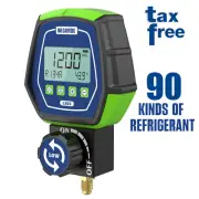 HVAC Refrigeration Digital Manifold Gauges A/C Vacuum Pressure Leakage Tester