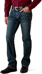 [ARIAT] Men's M7 Rocker Stretch Coltrane Stackable Straight Leg Jean
