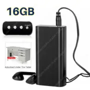 240Hr 16GB Spy Digital Activated Voice Recorder Mini Audio Magnetic MP3 Player