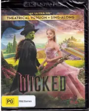 Wicked 4K Ultra HD Theatrical Version + Sing A-Long NEW
