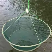 Foldable Drop Fishing Landing Net Shrimp Catcher Tank Casting Network Mesh