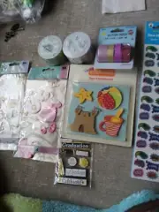 Scrap Booking and Embellishment Lot