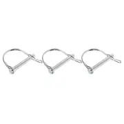 Safety Coupler Pin (3/8"x2.56/ 10x65mm), Shaft Locking Pin Wire Retainer