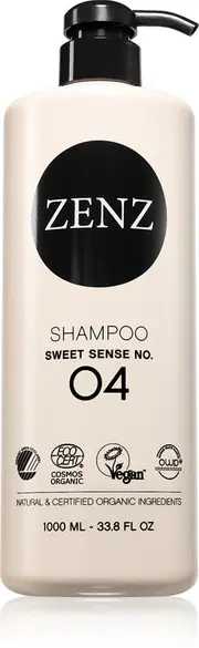 ZENZ Organic Sweet Sense No. 04 Moisturizing Shampoo for Hair Volume 1000 ml