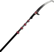 3.6m-7.2m Telescopic Pole Saw, Extendable Telescopic Tree Pruner Saw Long Adjustable Pole Saw with Sharp Blade for Bush Branches 6m/20ft