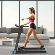 CostwayFolding Electric Treadmill with 12 Preset Programs for Home-Navy