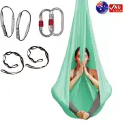Aerial Yoga Hammock Durable Aerial Silk with Extension Straps Carabiners