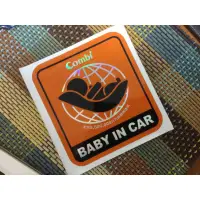 在飛比找蝦皮購物優惠-Combi "Baby in car" 雷射貼紙
