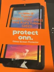 Onn. 8” Tablet Glass Screen Protector