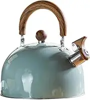 Kettle for Boiling Water Whistling Kettle Teapot Classic Tea Kettle Stainless Steel Water Pot with Ergonomic Handle for Stove Top Gas Induction Electric Stovetops 3L Boiling Kettle