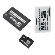 High Quality 64GB Sony PSP Memory Stick Memory Card (Micro SD + Pro Duo Adapter)