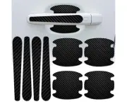 Lumine Car 8PCS Car Door Handle Sticker Carbon Fiber Anti-Scratches Protective Films Door Side Paint Protection Car Door Handle Cup Protector Films, Univer
