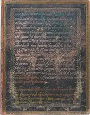 Michelangelo, Handwriting (Embellished Manuscripts Collection) Ultra Unlined Softcover Flexi Journal (Elastic Band Closure)